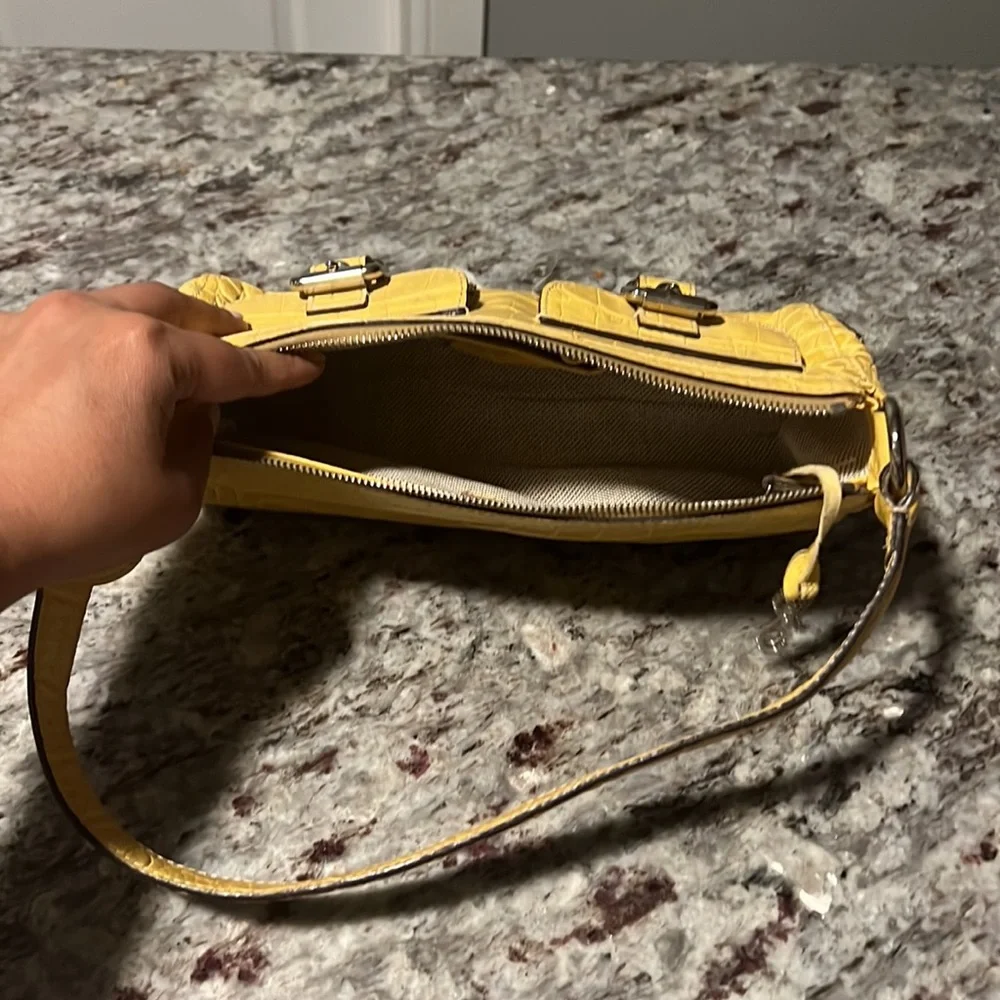 Dooney & Bourke Yellow Satchel - Picture 11 of 11